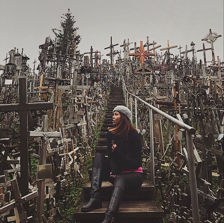 Bianca Valerio Hill of Crosses Lithuania 