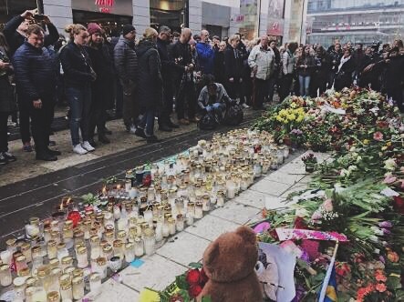 Memorial Drottninggatan Stockholm Terrorist Attack