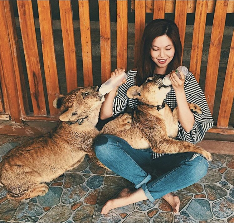 Bianca Valerio kanchanaburi Safari Zoo Bangkok Thailand