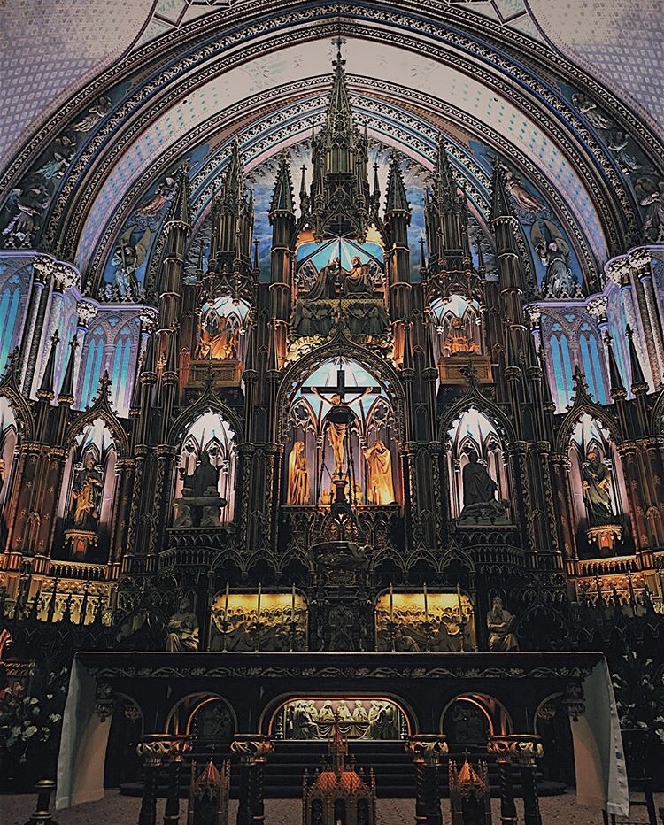 Notre Dame Basilica Montreal canada 